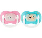 Canpol Bunny &amp; company Пустышка симметричная силиконовая, 0-6 месяцев, соска-пустышка, 1 шт, цвет в ассортименте, арт. 23/268 фото