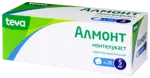 Алмонт, 5 мг, таблетки жевательные, 28 шт. фото