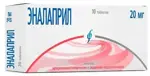 Эналаприл, 20 мг, таблетки, 30 шт. фото 