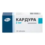 Кардура, 2 мг, таблетки, 30 шт. Кардура, 2 мг, таблетки, 30 шт. фото 1