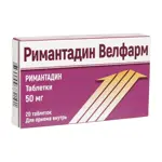 Римантадин Велфарм, 50 мг, таблетки, 20 шт. фото