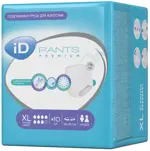 ID Pants Premium Подгузники-трусы для взрослых, Extra Large XL (4), 10 шт, 130-170 см фото