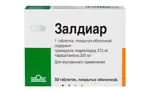 Залдиар, 325 мг + 37.5 мг, таблетки, покрытые оболочкой, 50 шт. Залдиар, 325 мг + 37.5 мг, таблетки, покрытые оболочкой, 50 шт. фото 1