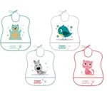 Canpol Cute animals Нагрудник мягкий моющийся, 1 шт, цвет в ассортименте, арт. 2/919 фото 2