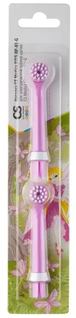 CS Medica RP-61-G Насадки для электрических зубных щеток CS Medica KIDS CS-461-G/CS-463-G, 2 шт, розового цвета CS Medica RP-61-G Насадки для электрических зубных щеток CS Medica KIDS CS-461-G/CS-463-G, 2 шт, розового цвета фото 1