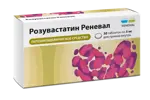 Розувастатин Реневал, 5 мг, таблетки, покрытые пленочной оболочкой, 30 шт. Розувастатин Реневал, 5 мг, таблетки, покрытые пленочной оболочкой, 30 шт. фото 1