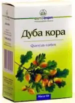 Дуба кора, сырье растительное измельченное, 50 г, 1 шт. фото 