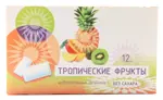 Жевательная резинка Тропические фрукты, жевательная резинка, 12 шт. фото