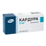 Кардура, 2 мг, таблетки, 30 шт. Кардура, 2 мг, таблетки, 30 шт. фото 3