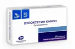 Дулоксетин Канон, 60 мг, капсулы кишечнорастворимые, 28 шт. фото 