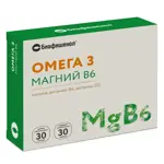 Биафишенол Омега 3 Магний B6, капсулы, 60 шт, 30 + 30 фото