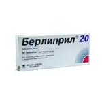 Берлиприл 20, 20 мг, таблетки, 30 шт. фото