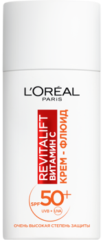 Loreal Paris Revitalift Витамин C крем-флюид для лица дневной, крем, 50 мл, 1 шт, SPF 50+ фото
