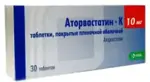Аторвастатин-К, 10 мг, таблетки, покрытые пленочной оболочкой, 30 шт. фото