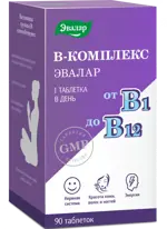 Эвалар В-комплекс (витамины группы В), таблетки, 90 шт. фото