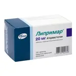 Липримар, 20 мг, таблетки, покрытые пленочной оболочкой, 100 шт. Липримар, 20 мг, таблетки, покрытые пленочной оболочкой, 100 шт. фото 3