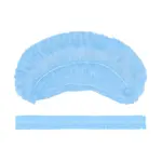 Шапочка-берет Шарлотта медицинская одноразовая нестерильная, 100 шт, голубого цвета фото 2