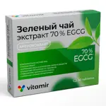 Витамир Зеленый чай экстракт 70% egcg, таблетки, 30 шт. фото 3