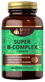 Spice Active комплекс витаминов группы В с пиперином, капсулы, 60 шт. Spice Active комплекс витаминов группы В с пиперином, капсулы, 60 шт. фото 1