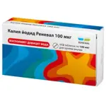 Калия йодид Реневал, 100 мкг, таблетки, 112 шт. фото 