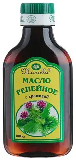 Mirrolla Репейное масло с крапивой, масло косметическое, 100 мл, 1 шт. фото