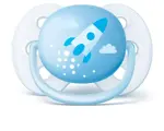 AVENT Ultra Soft Пустышка силиконовая, 0-6 месяцев, 2 шт, арт. SCF222/20 фото 2