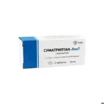 Суматриптан-ЛекТ, 50 мг, таблетки, покрытые пленочной оболочкой, 2 шт. фото