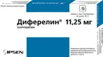 Диферелин, 11.25 мг, лиофилизат для приготовления суспензии для внутримышечного введения пролонгированного действия, 1 шт, в комплекте с растворителем фото