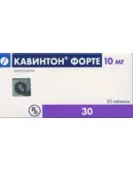 Кавинтон форте, 10 мг, таблетки, 30 шт. фото 
