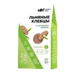 ABC Хэлси Фуд Хлебцы льняные, хлебцы, 100 г, 1 шт, яблоко фото