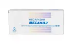 Месакол, 400 мг, таблетки, покрытые кишечнорастворимой оболочкой, 50 шт. фото