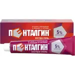 Пенталгин экстра-гель, 5%, гель для наружного применения, 100 г, 1 шт, от боли в спине, мышцах и суставах фото 1