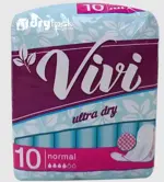 Vivi Ultra Normal dry прокладки женские гигиенические, прокладки гигиенические, 10 шт, 4 капли фото 