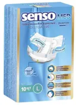 Senso Med Standart plus Подгузники для взрослых, L, 10 шт. фото