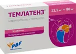Темлатенз, 12.5 мг+80 мг, таблетки, 30 шт. Темлатенз, 12.5 мг+80 мг, таблетки, 30 шт. фото 2