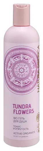 Natura Siberica  bio гель для душа tundra flowers тонус и упругость, гель для душа, 400 мл, 1 шт. фото