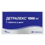 Детралекс, 1000 мг, таблетки, покрытые пленочной оболочкой, 60 шт. Детралекс, 1000 мг, таблетки, покрытые пленочной оболочкой, 60 шт. фото 4