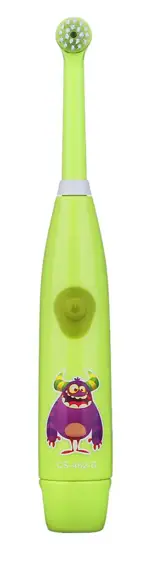 CS Medica kids CS-462-G, щетка зубная электрическая, 1 шт, зеленого цвета, 18 000 движ./мин CS Medica kids CS-462-G, щетка зубная электрическая, 1 шт, зеленого цвета, 18 000 движ./мин фото 1