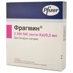 Фрагмин, раствор для внутривенного и подкожного введения, 0.2 мл, 10 шт, 2500 анти-Ха МЕ/0.2 мл фото