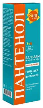 Sun sense Пантенол бальзам после загара ромашка-шиповник, бальзам, 100 мл, 1 шт. Sun sense Пантенол бальзам после загара ромашка-шиповник, бальзам, 100 мл, 1 шт. фото 2