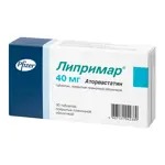 Липримар, 40 мг, таблетки, покрытые пленочной оболочкой, 30 шт. Липримар, 40 мг, таблетки, покрытые пленочной оболочкой, 30 шт. фото 4