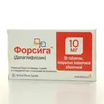 Форсига, 10 мг, таблетки, покрытые пленочной оболочкой, 30 шт. фото 