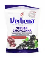 Verbena Черная смородина карамель с начинкой, леденцы, 60 г, 1 шт. фото