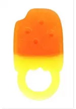 Бусинка прорезыватель силиконовый Мороженое, 1 шт, арт. 1862 фото