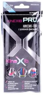 Kinexib Pro Бинт кинезио-тейп с усиленной фиксацией, 5см х 1м, 1 шт, синего цвета фото