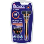 Deonica FOR MEN Безопасная бритва со сменной кассетой 6 лезвий, 1 шт, для мужчин фото