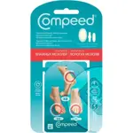 Compeed пластырь от влажных мозолей на ногах набор, 5 шт, 3 размера фото