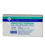 Прогестерон, 25 мг/мл, раствор для внутримышечного введения (масляный), 1 мл, 10 шт. фото 