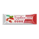 Турбослим белковый батончик для похудения, батончик, 50 г, 1 шт, клубничный чизкейк фото