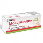 Моксонидин-С3, 0.4 мг, таблетки, покрытые пленочной оболочкой, 14 шт. фото